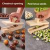 Chestnut Cutter Tool Manual Nut Opener Wooden Chestnut Opener Tool Duty Walnut Plier Opener Tool