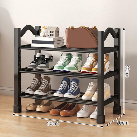 Органайзер для обуви Прочный, выдерживающий большую нагрузку, Многослойный дизайн, Прочная конструкция, Высокая устойчивость, Простая установка, Металлическая полка для обуви