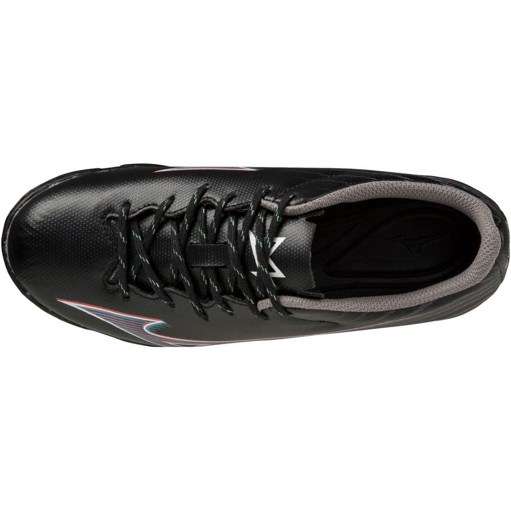 Mizuno Alpha SELECT Jr AS Футбольные для юниоров Черный x Зажигательный красный x Размер 3E Обувь, Легкая, Мужская, Синий, 24,0 см,