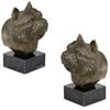 Norwich Terrier - Dog Statue, Bust On Stone Base, Sculpture, Trophy for Dog Show by Brand