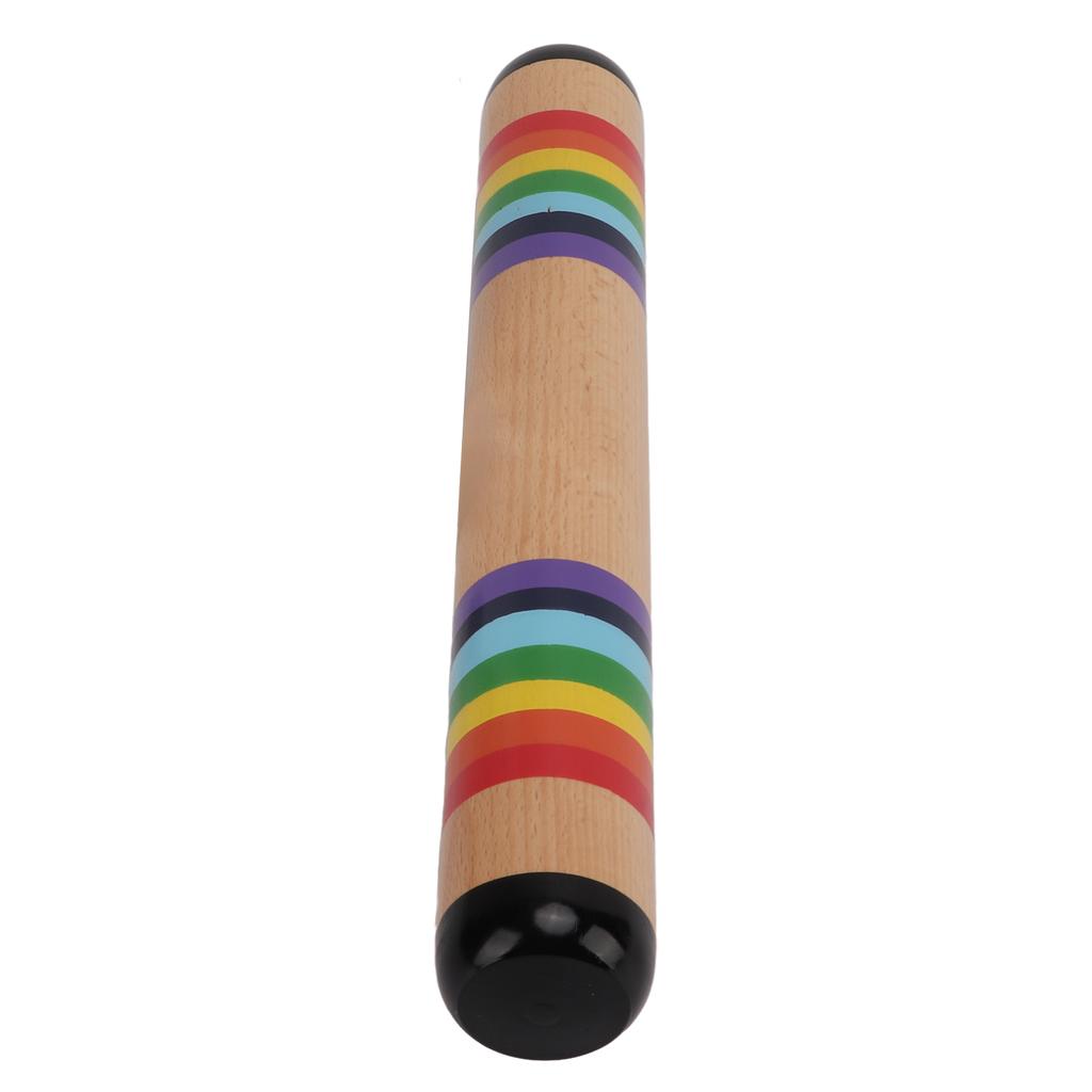 Wooden Rain Stick Maker Rainfall Rattle Tube Shaker Baby Toy Orff Percussion Musical Instrument
