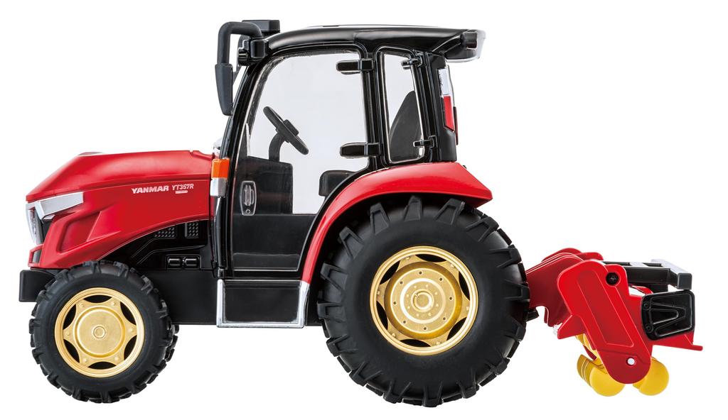 Yanmar YT3 Фрикционный YANMAR Возраст 3 года и Миниатюрная модель Рабочий Хобби Трактор, Трактор, Вверх, Игрушка, Транспортное средство, Интерьер,