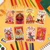 8pcs Circus Animal Spiral Notebook Cute Colorful Vertical Flip Notepad Mini Pocket Memo Kawaii Stationery School Office Supplies