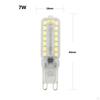 4 Pieces G9 LED Bulb Corn Light Fixture 7W Base Bi Pin Chandelier Bulbs