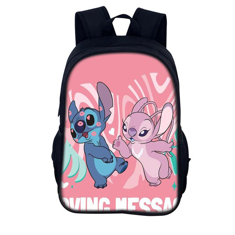 Детский рюкзак Stitch из полиэстера для ежедневного использования и хранения
