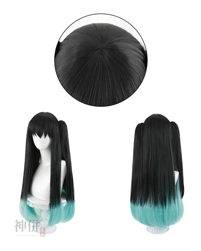 Kanzu Ryohin Muichiro Tokito Косплей с париком Kabashira Kanroji Mitsuri Косплей Костюм Костюм для взрослых Костюм Культурного Фестиваля Событие Костюм Убийцы Демонов