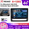 Для Mitsubishi ASX RVR Outlander Sport 2019-2021 Android 2 Din Car Auto Carplay 4G+WIFI GPS Car Radio Navigation Multimedia Video Player Stereo BT