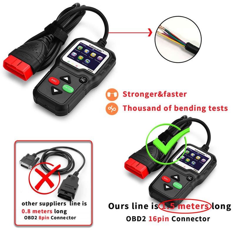KONNWEI KW680 OBD2 Car Diagnostic Auto Diagnostic Tool KONNWEI KW680S Russian Language Car Scanner Tools Diagnostic Scanner