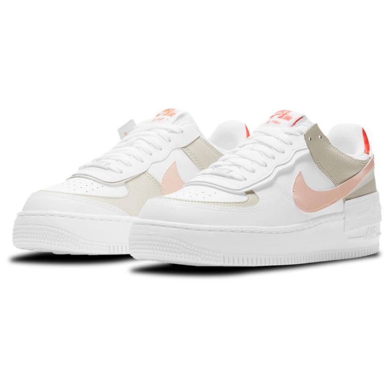 Nike Air Force 1 Low Shadow 'White Bright Mango' Women's Sneakers DH3896-100
