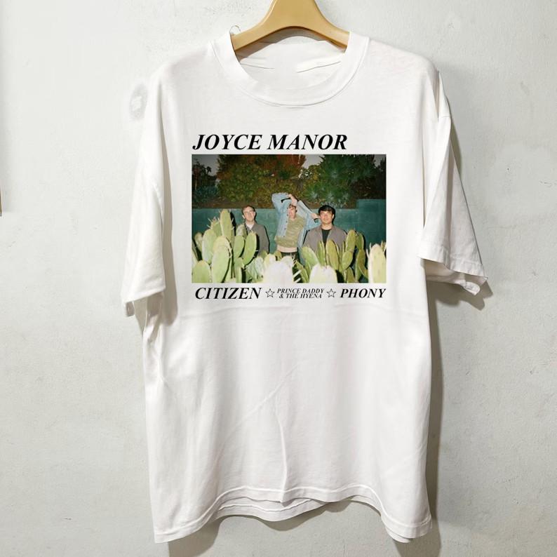 HOT NEW Joyce Manor band white tour Tshirt short sleeve All sizes X165 Unisex T-Shirt