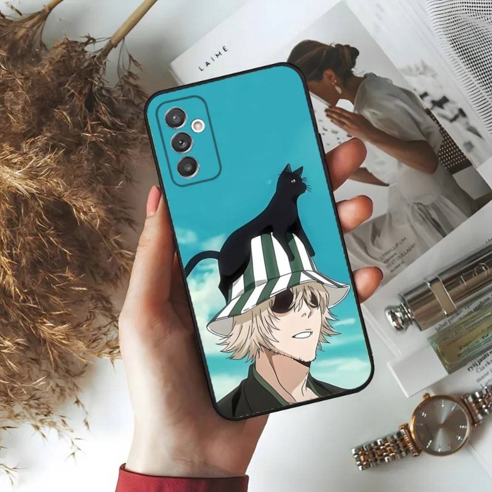 Чехол для телефона Kisuke Urahara B-Bleach для Samsung S24, 23, 22, 30, 21, 10, 9, Ultra, Plus, Lite, FE, 5G Черный Мягкий Чехол