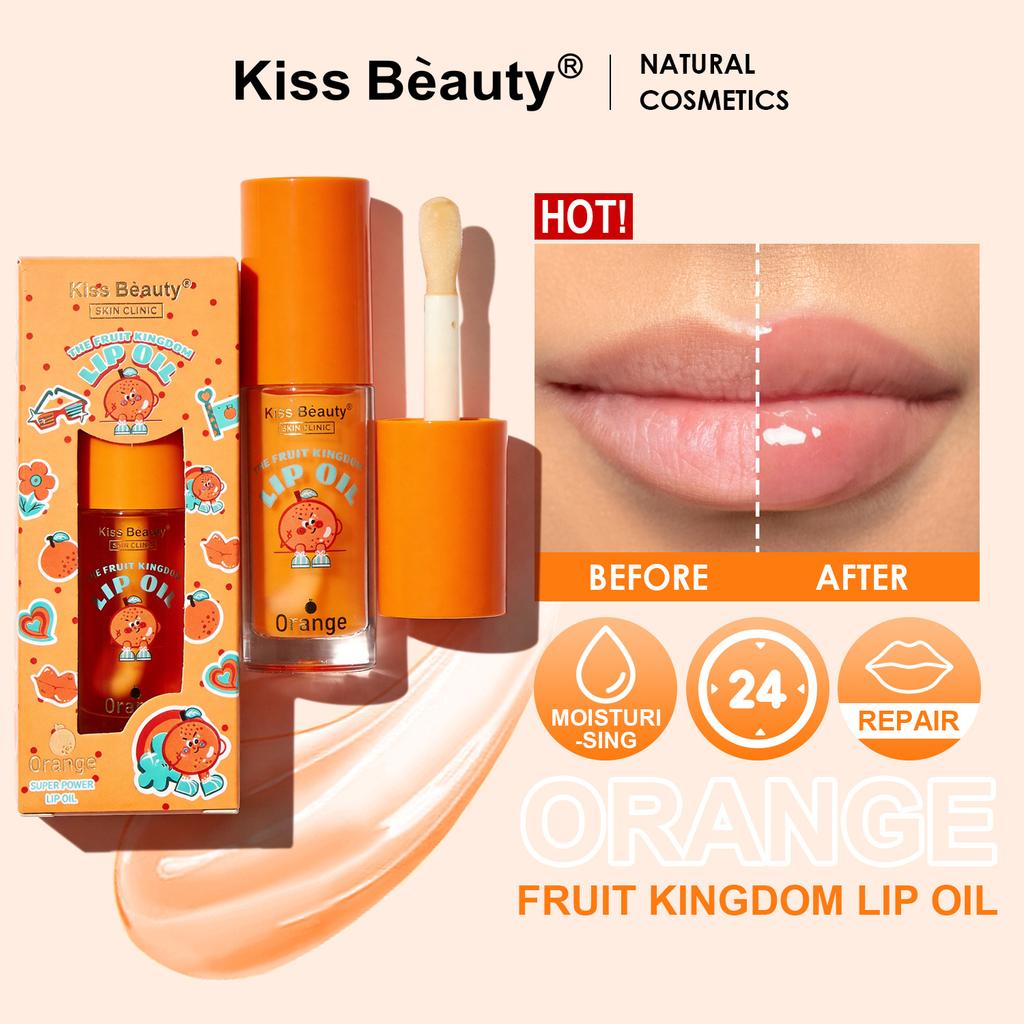 Kissbeauty Масло для губ Прозрачное Увлажняющее Увлажняющая Маска для губ Бальзам для губ