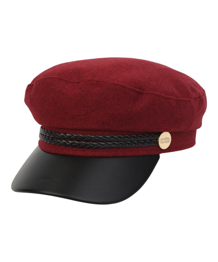 UNIVERSAL CHEMISTRY Wool Punk Rope Red Marine Cap
