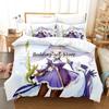Genshin Impact Game Bedding Set Single Twin Full Queen King Size Bed Set Aldult Kid Bedroom Duvetcover Sets Anime Bed Sheet Set