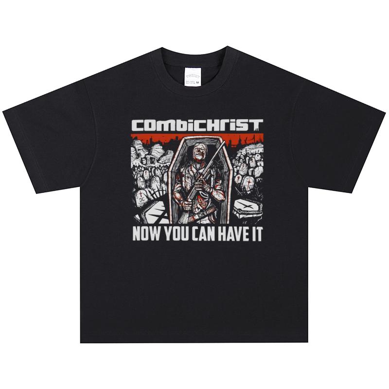 Футболка Combichrist, Мягкая ткань, Повседневная
