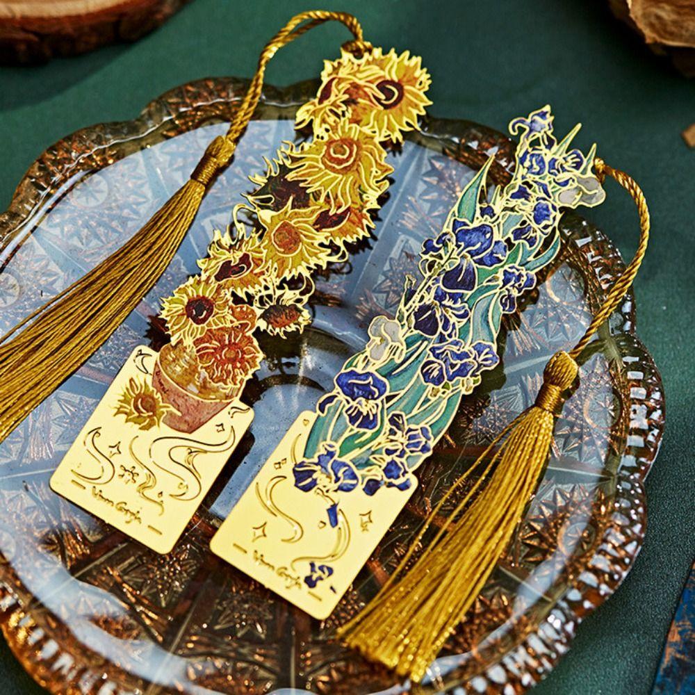 with Tassel Metal Hollow Bookmark Exquisite Reading Stationery  Book Lovers