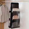 Bag Storage Bag Double-sided Transparent Visible 6/8 Pockets Great Load Bearing Handbag Purse Organizer Dust-Proof Wardrobe Closet Bag Hanging Holder
