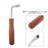 Lightweight, easy-to-use piano tuning hammer and tuning spanner for Guzheng. Suitable for professional piano maintenance, home use, music schools, ins