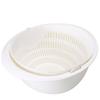 Home Kitchen Draining Basket Fruit Vegetable Wash Layer Rotating Double Strainer