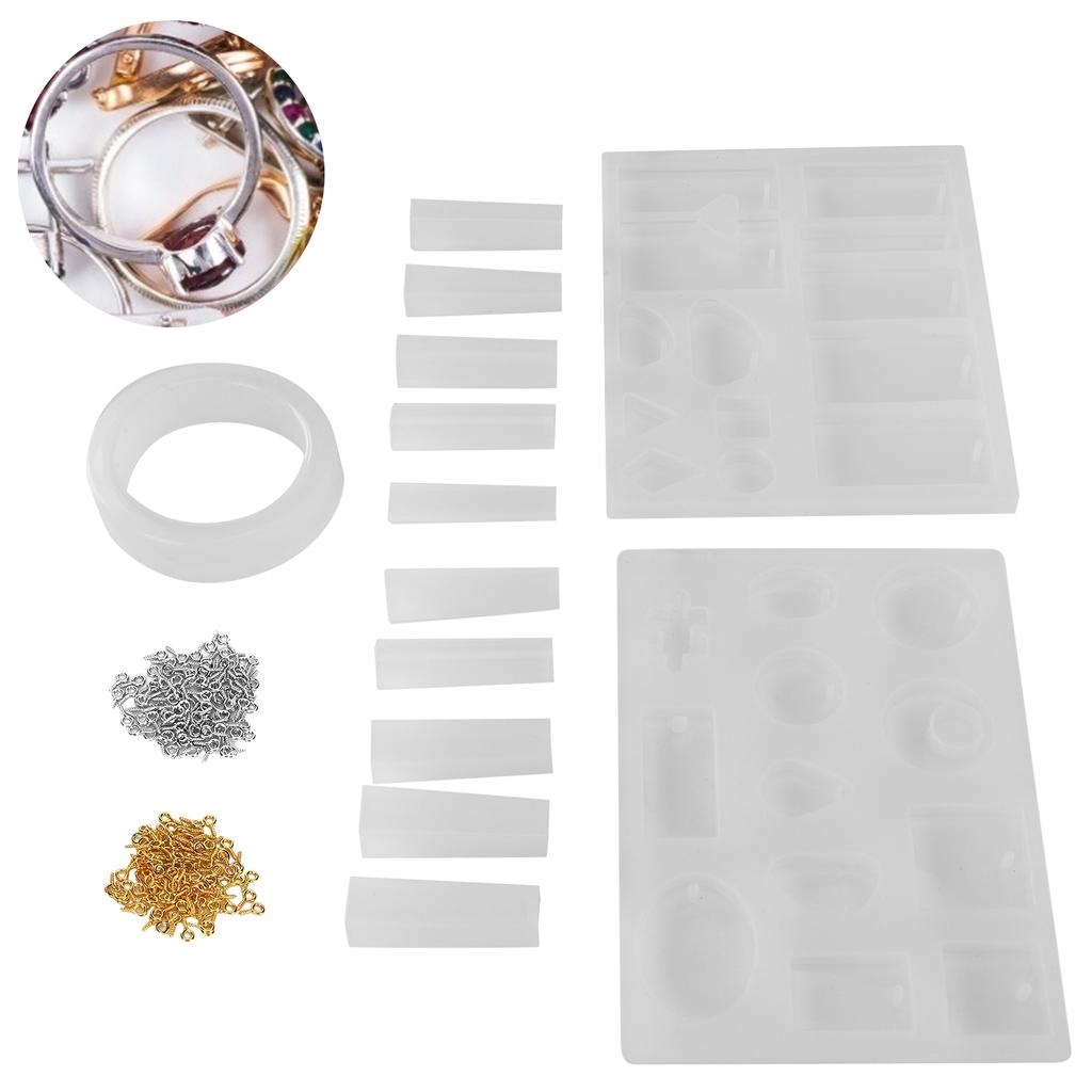 Ювелирная подвеска Силиконовые формы DIY Литьевые формы Набор штифтов с винтовым ушком Аксессуар для изготовления ювелирных изделий