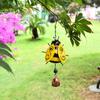 Creative Handmade 3D Hanging Wind Chimes Painted Unique Ladybug Hanging Bell Animal Wind Chimes Pendant Home