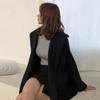 Шерстяная куртка для женщин, осеннее французское элегантное маленькое мантильное пальто, женская верхняя одежда, универсальный кардиган, пальто, ажурная накидка