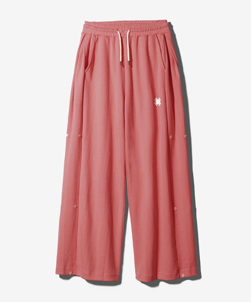 Штаны-карго Paensyo Symbol Snap Wide из двойного джерси - Красные