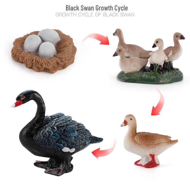 Набор миниатюрных моделей сельскохозяйственных животных для трансграничной торговли: Куры, Утки, Гуси, Коровы и другие