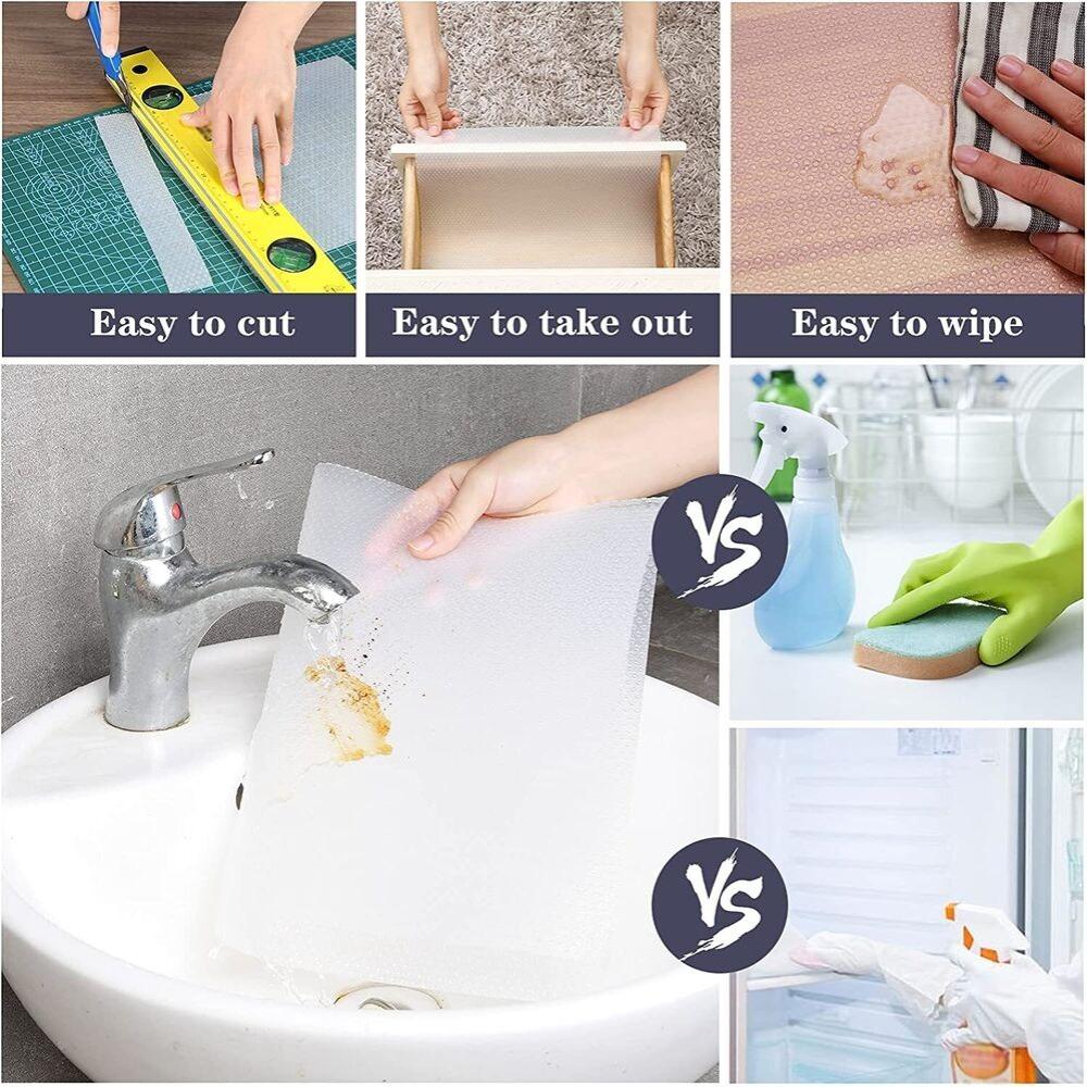 Толстый коврик для ящика, многоразовые маслостойкие подкладки, новый защитный коврик для полок, шкаф