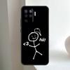 Cartoon Matchman For OPPO A78 A98 A18 A38 A58 A5 A6 Pro A15 A17 A57 A16 A76 A96 A54 A74 A94 A40 A60 A80 Case