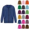Women's Fashionable Casual Long Sleeve Solid Color Hoodies Zipper Sweatshirts Coat With Pocket