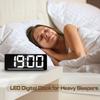 Large Display Digital Alarm Clock with Temperature Night Light Table Clock for Bedroom Office Kitchen Living Room Home Decor