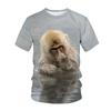 Funny Monkey Gorilla Graphic T Shirt 3D Print Streetwear Tee Men Women Fashion Tops Hip Hop Tshirt Kids Boys Kawaii Y2k Clothing