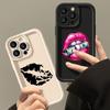 LZ18 Lips kiss силиконовый чехол для телефона Xiaomi 11 Lite 5G 14T Redmi 14C 13C A3 Note 12 11 9 10 13 Pro Plus противоударный задний чехол