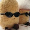 Cute Funny Small Potato Plush Keychain Cartoon Potato Plush Dolls Pendant Creative Backpack Decoration Accessories Gifts