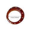 Fashion Irregular Rivet Resin Bracelet Exaggerated Retro Bangle  Girls