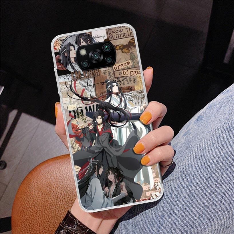 Anime Mo Dao Zu Shi Phnoe Case for Xiaomi Poco X5 X6 X7 Pro X4 Gt F7 Ultra M8 M7 Redmi 15C 15 13C 13 12C 12 Unique Cover Coque P
