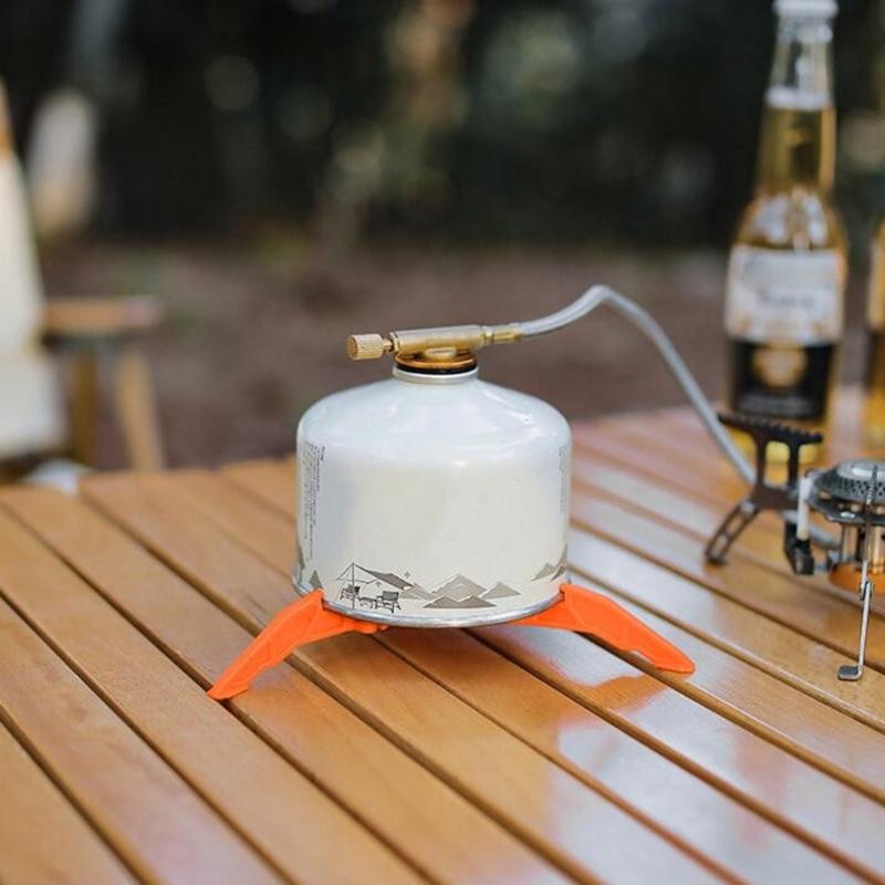 Наружный держатель для газовых баллонов Универсальная пластиковая подставка для походной плиты Тренога Держатель