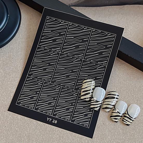 Yousheng 3/6/7/8/9/10 Sheets Nail Art Sticker Self-adhesive Halloween Christmas Butterfly Love Heart Women Fake Nail Decoration Decal