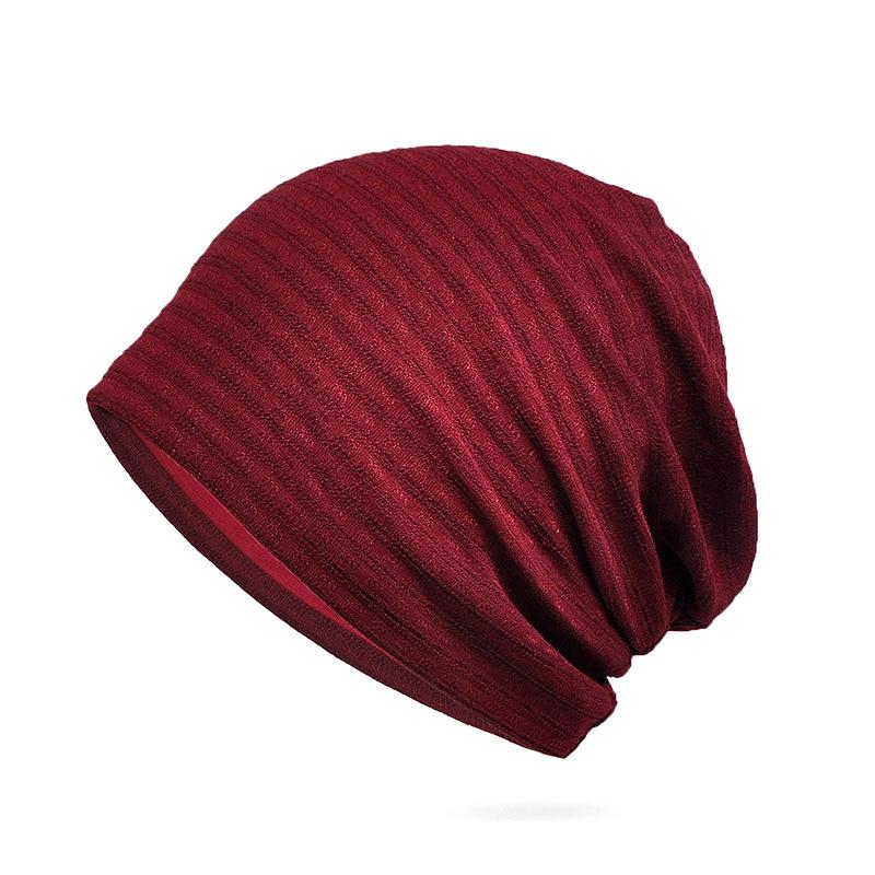 Women's Breathable Thin Cotton Pullover Hat - Spring/Summer Headscarf, Confinement, Sleep, and Outdoor Leisure Cap.