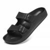 Sandals For Men Ventilate Slippers Double Buckle Slide EVA Sandals Beach Slippers Summer Casual Shoes Flats Unisex Jelly Shoes