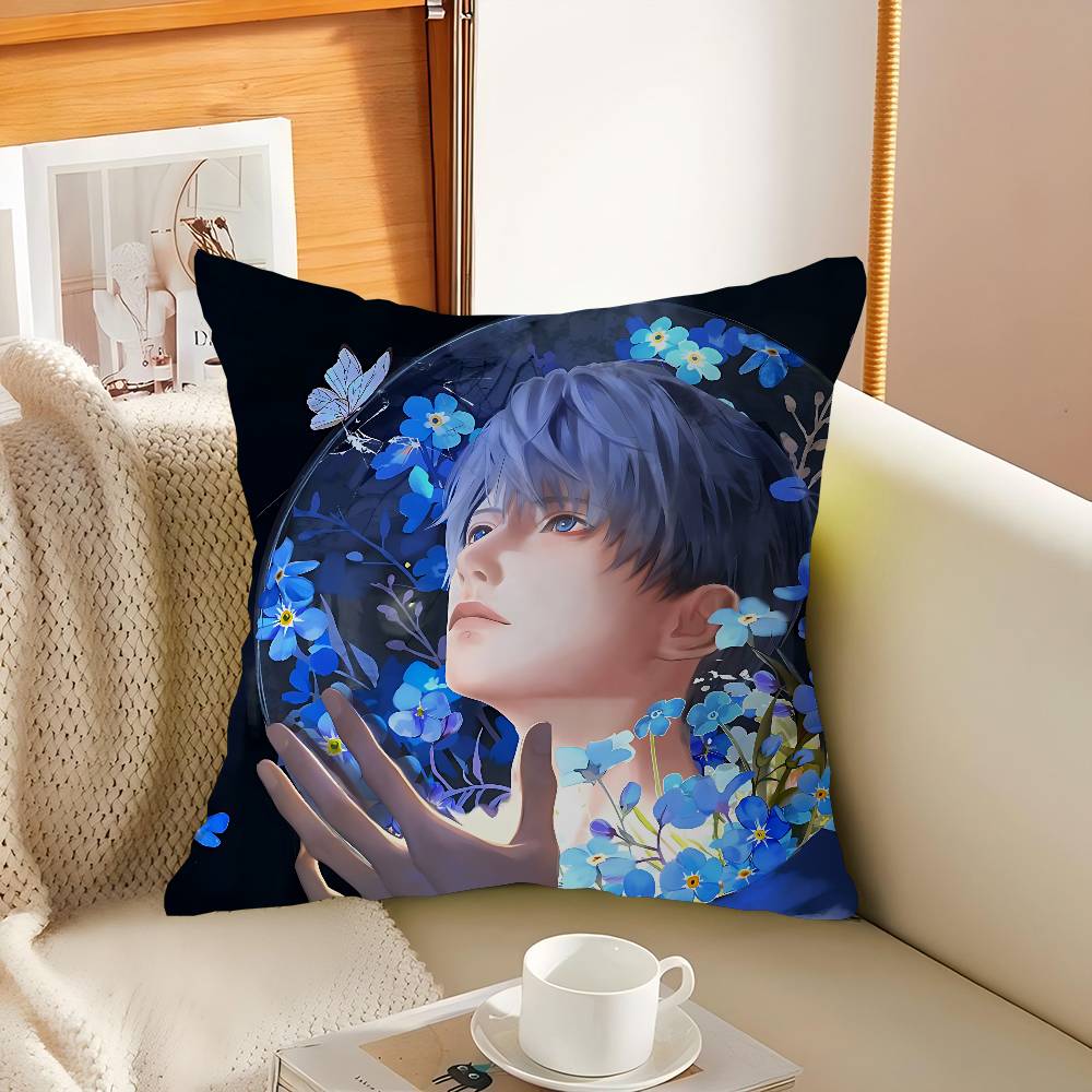 Новая Любовь И Глубокий Космос Ци Ю Наволочка для подушки Автомобильная декоративная наволочка Для дивана Автомобиля Рождественский подарок 40x40см 45x45см