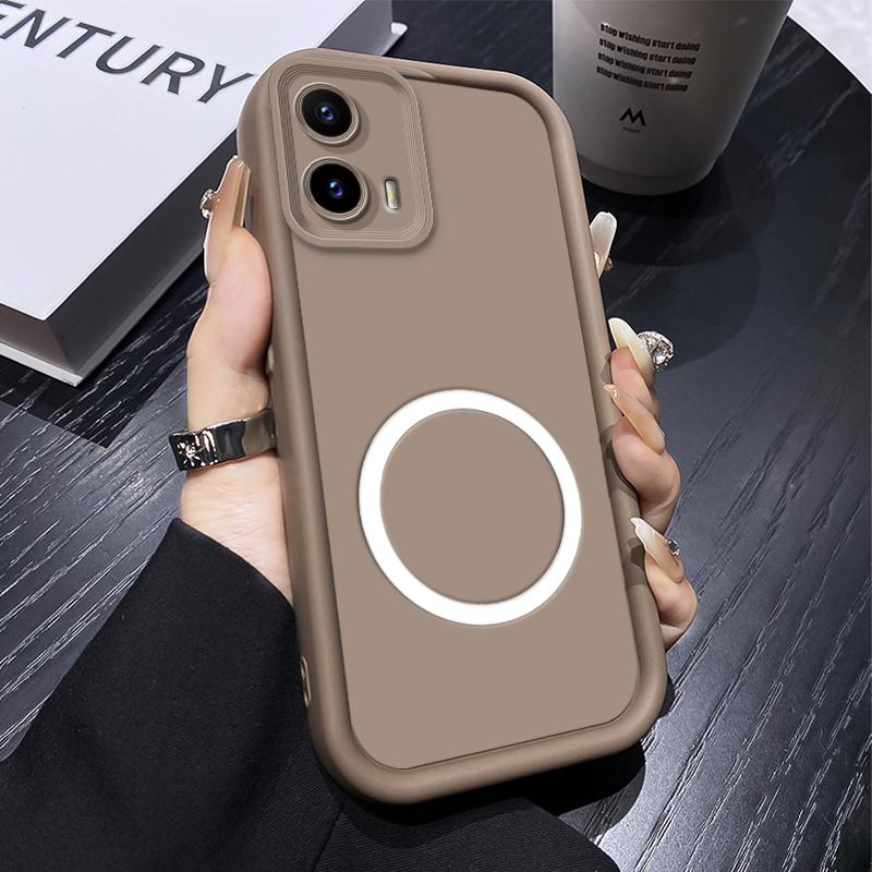 Чехол для телефона Motorola Moto G04 G05 G10 G04S E15 G30 G20 G15 G24 Power Case Ударопрочный Силиконовый Мягкий Чехол Магнитная Наклейка