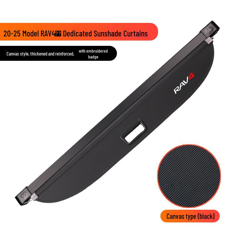 Compatible Rear Trunk Cargo Cover for Toyota RAV4 and Highlander