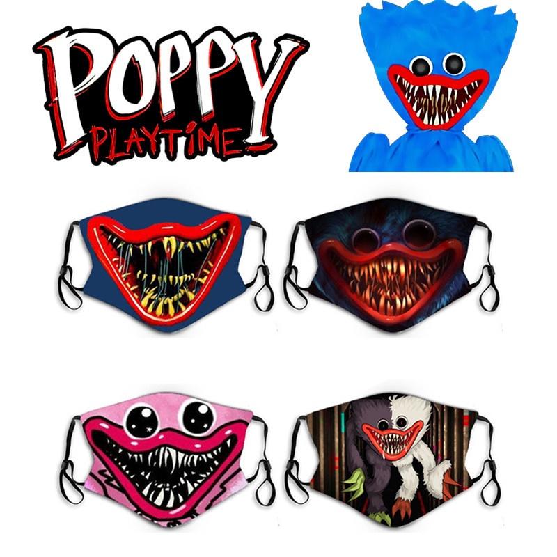 Adjustable Poppy Playtime Huggy Wuggys Halloween Face Mask For Adults Comfortable Fashionable