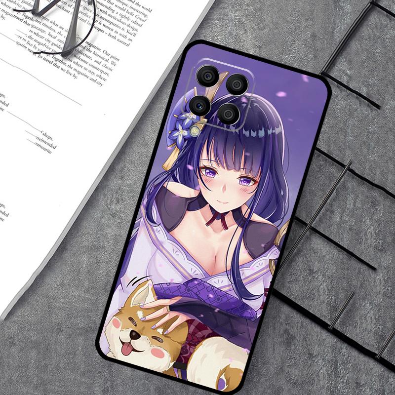 Чехол Genshin Impact Райдэн Сигун Баал для Samsung Galaxy M54 M32 M52 M15 M11 M12 M13 M14 M06 M16 M36 M56 M31 M53 M35 M55 M34