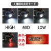 Ohm Electric LED Headlight USB Rechargeable 350 Lumens OHM LC-MUSB350R-K 08-1326