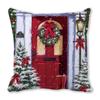 45 * 45cm Christmas Merry Christmas Party Print Pattern Cushion Cover Home Living Room Sofa Decoration Throw Pillow Cover