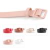 Fashion Solid Color Belts for Woman Simple Minimalist Style Belts No-hole Waistbands Woman Apparel Accessories