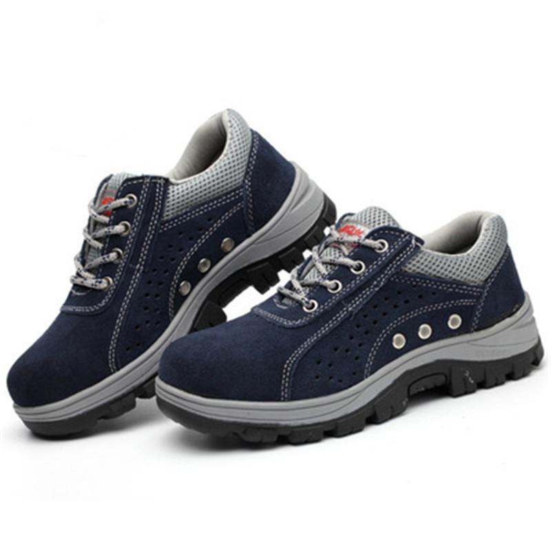 Модная дышащая защитная обувь со стальным подноском, защищающая от ударов и проколов, рабочая обувь werksneakers zapatos de seguridad hombre H820